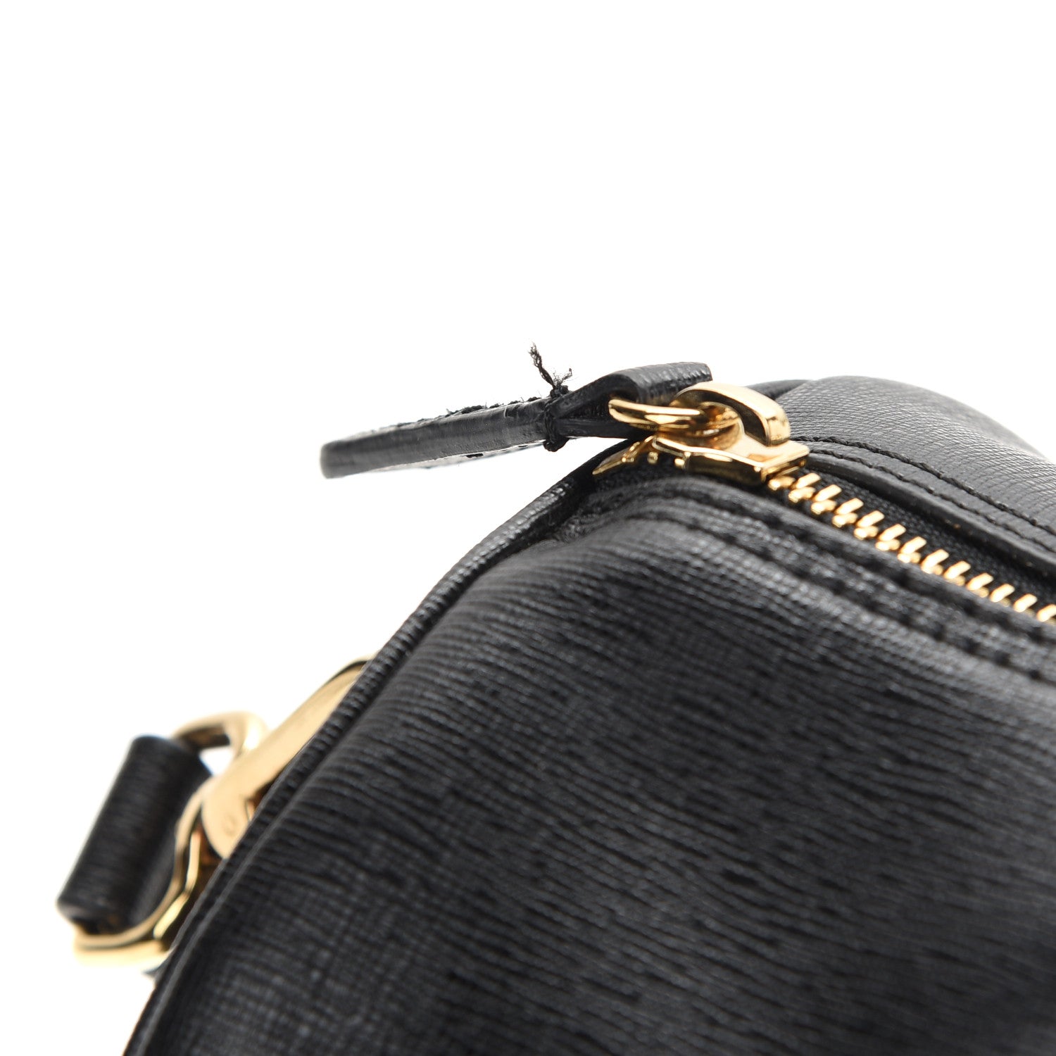 Versace Saffiano Calfskin Palazzo Duffle Bag Black 10 of 10