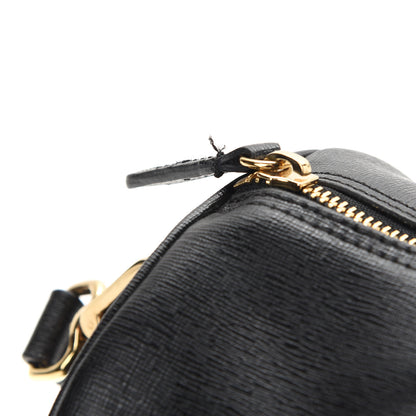 Versace Saffiano Calfskin Palazzo Duffle Bag Black 10 of 10