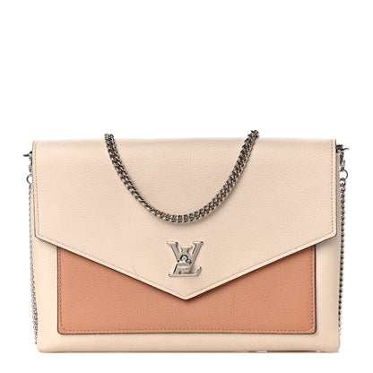 Louis Vuitton Soft Calfskin My Lockme Pochette Rose Silk Quartz 1 of 16
