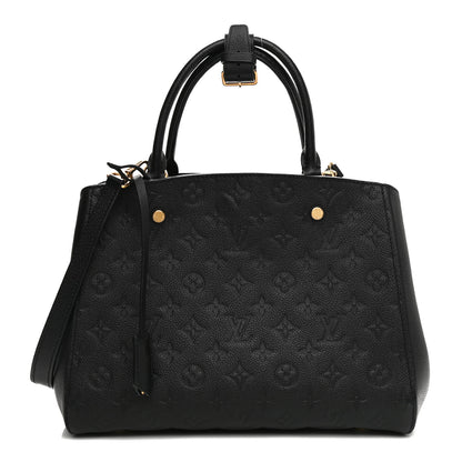 Louis Vuitton Empreinte Montaigne MM Black 1 of 8
