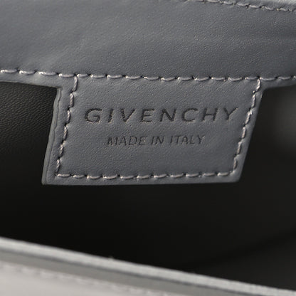 Givenchy Box Calfskin Small Cut Out Shoulder Bag Cloud Grey 6 of 9