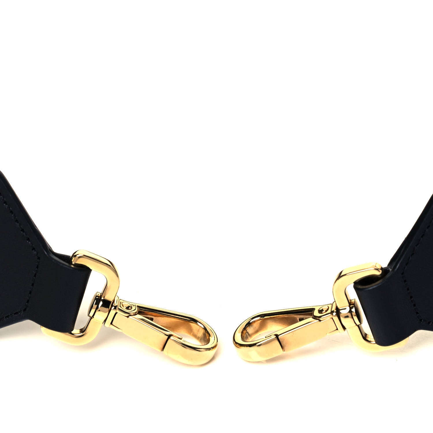Fendi Ribbon Vitello Seta FF 1974 Adjustable Strap You Fango Marrone Black 3 of 5