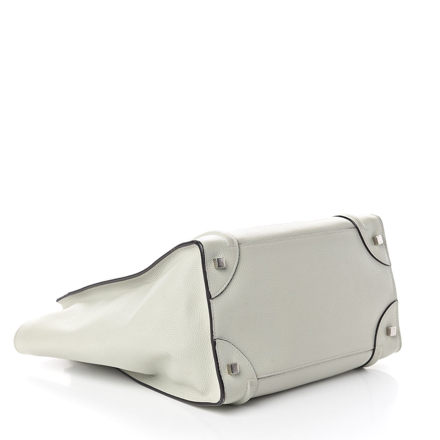 Drummed Calfskin Mini Luggage Lune