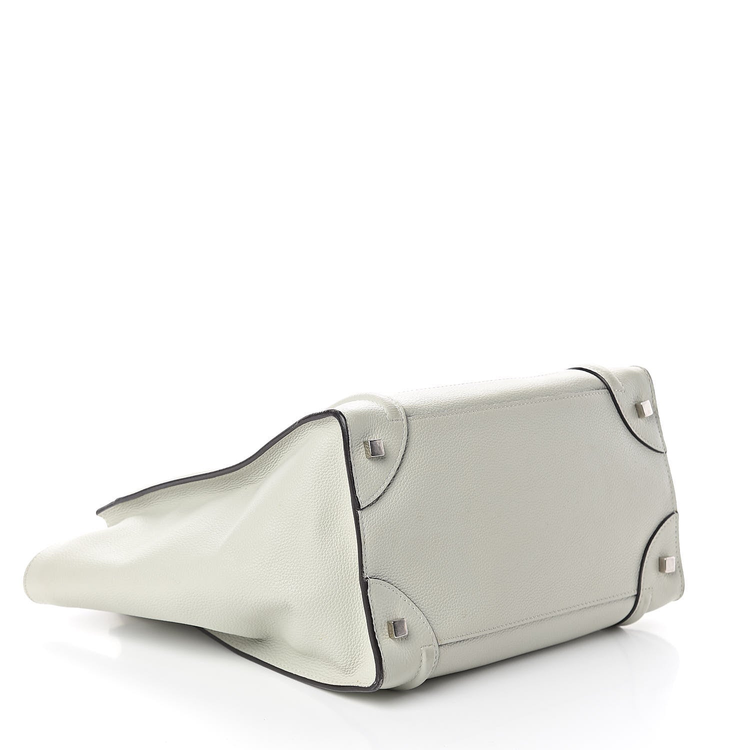 Celine Drummed Calfskin Mini Luggage Lune 4 of 12