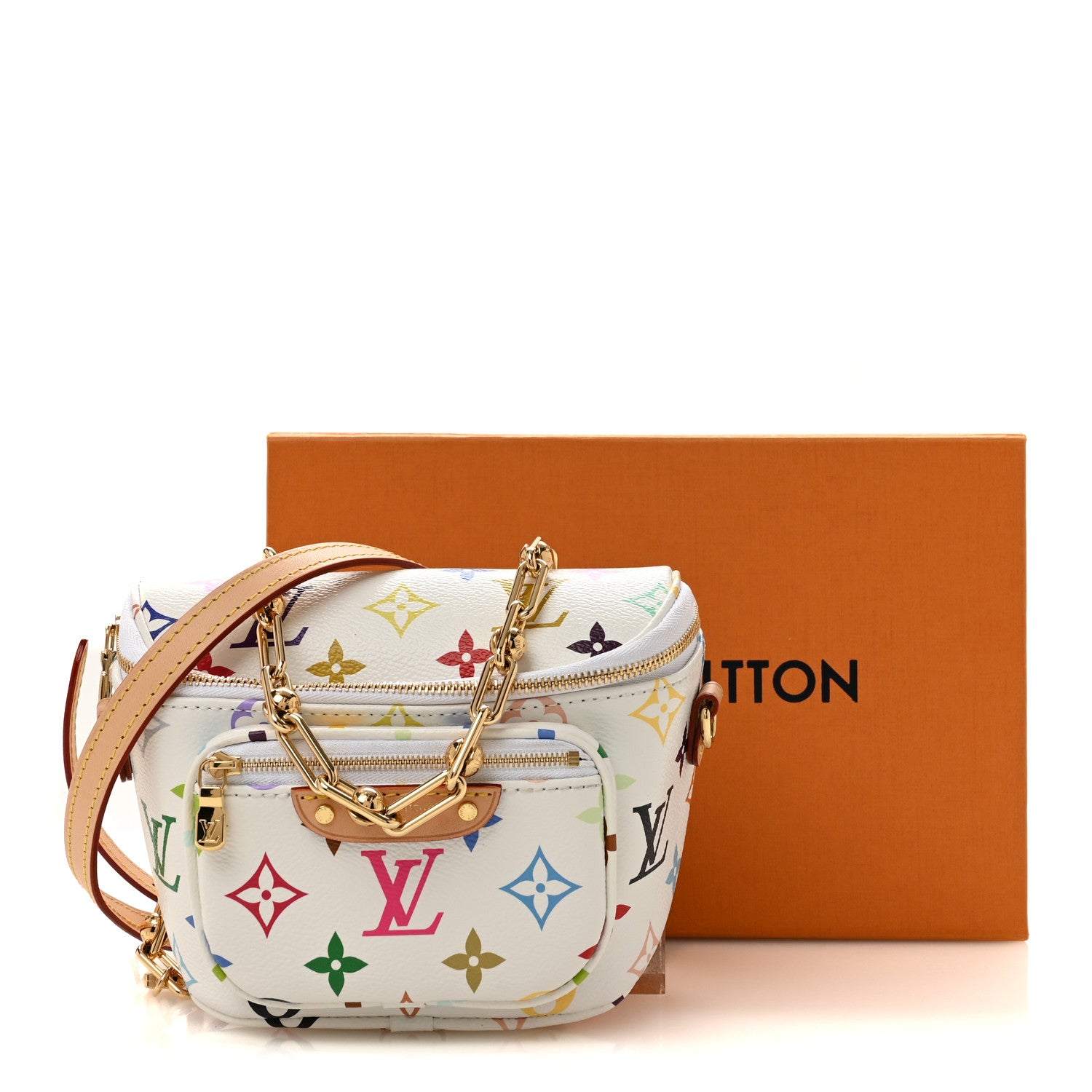Louis Vuitton LV X TM Monogram Multicolor Mini Bumbag White 10 of 10
