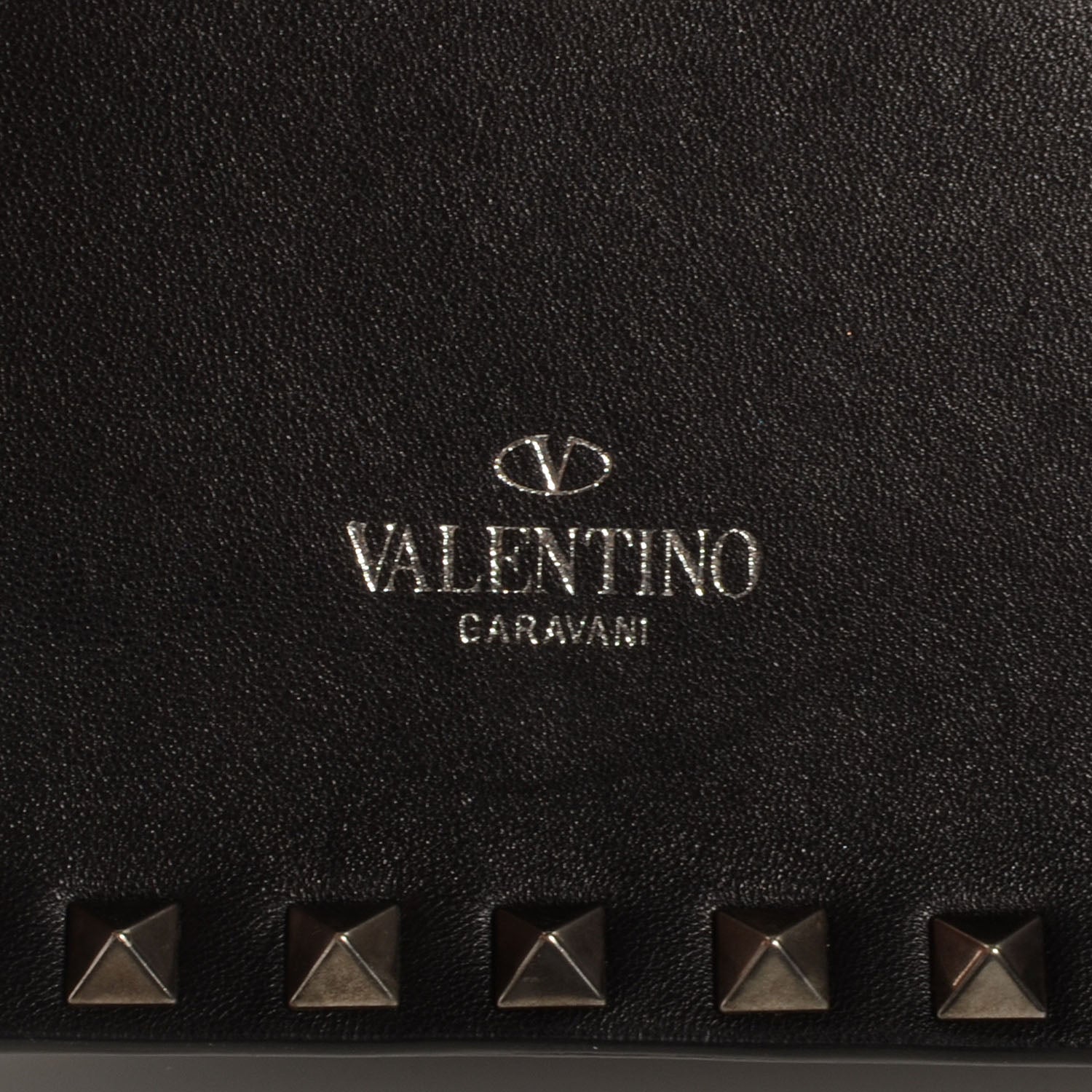 Valentino Garavani Nappa Rockstud Wristlet Clutch Black 8 of 8