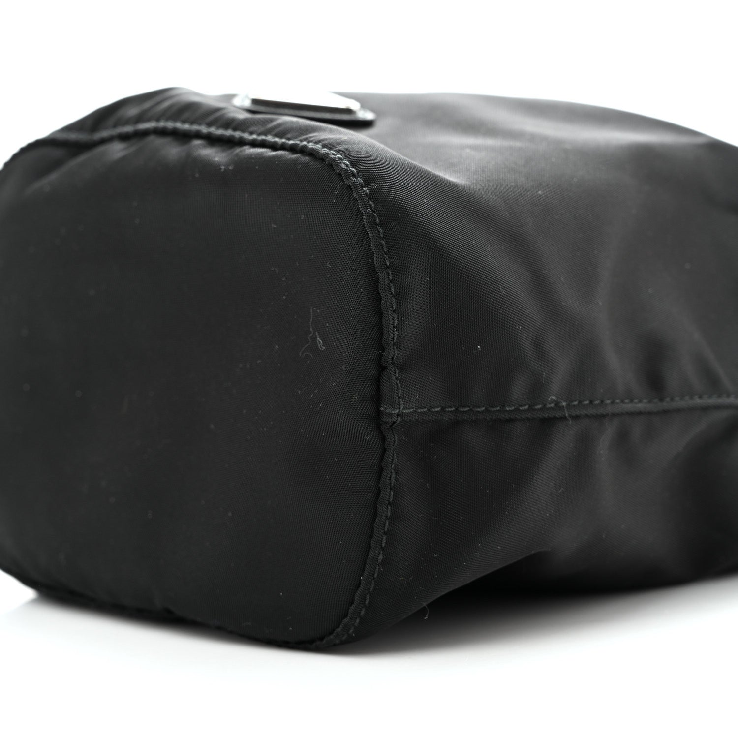 Prada Nylon Vela Drawstring Pouch Black 9 of 9