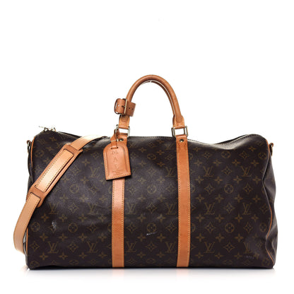 Louis Vuitton Monogram Keepall Bandouliere 55 1 of 27