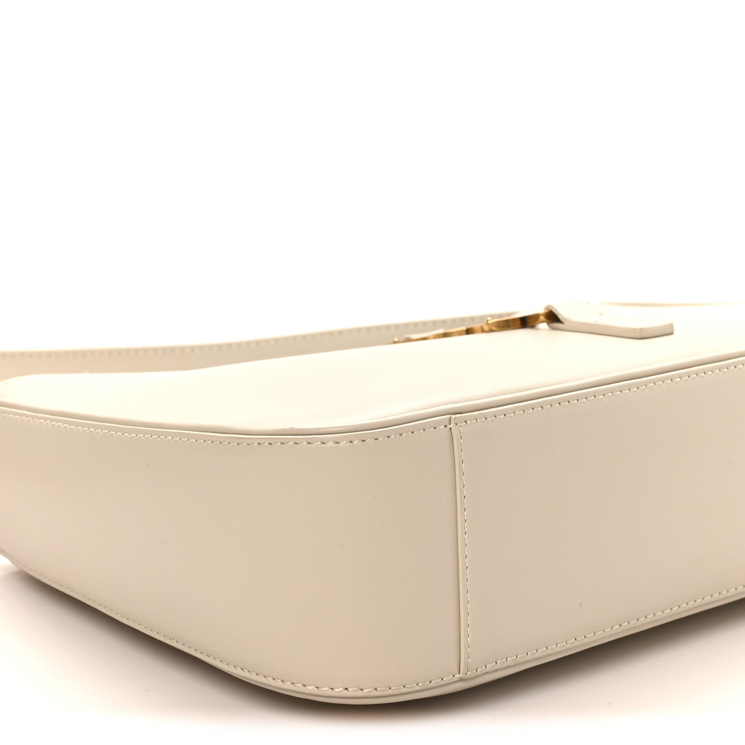 Saint Laurent Smooth Calfskin Le 5 A 7 Hobo Crema Soft 9 of 10