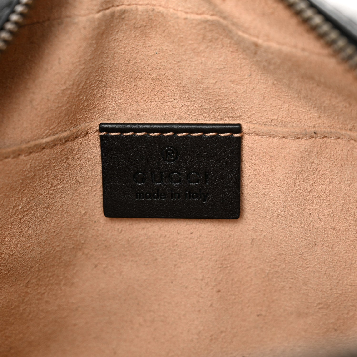 Gucci Calfskin Matelasse Small GG Marmont Chain Shoulder Bag Black 6 of 18