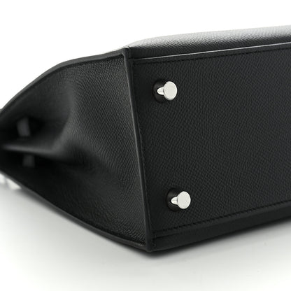 Hermes Epsom Kelly Sellier 25 Black 9 of 11