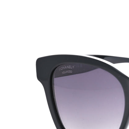 Chanel Acetate Polarized Pearl CC Square Sunglasses 5482-H-A Black 7 of 8