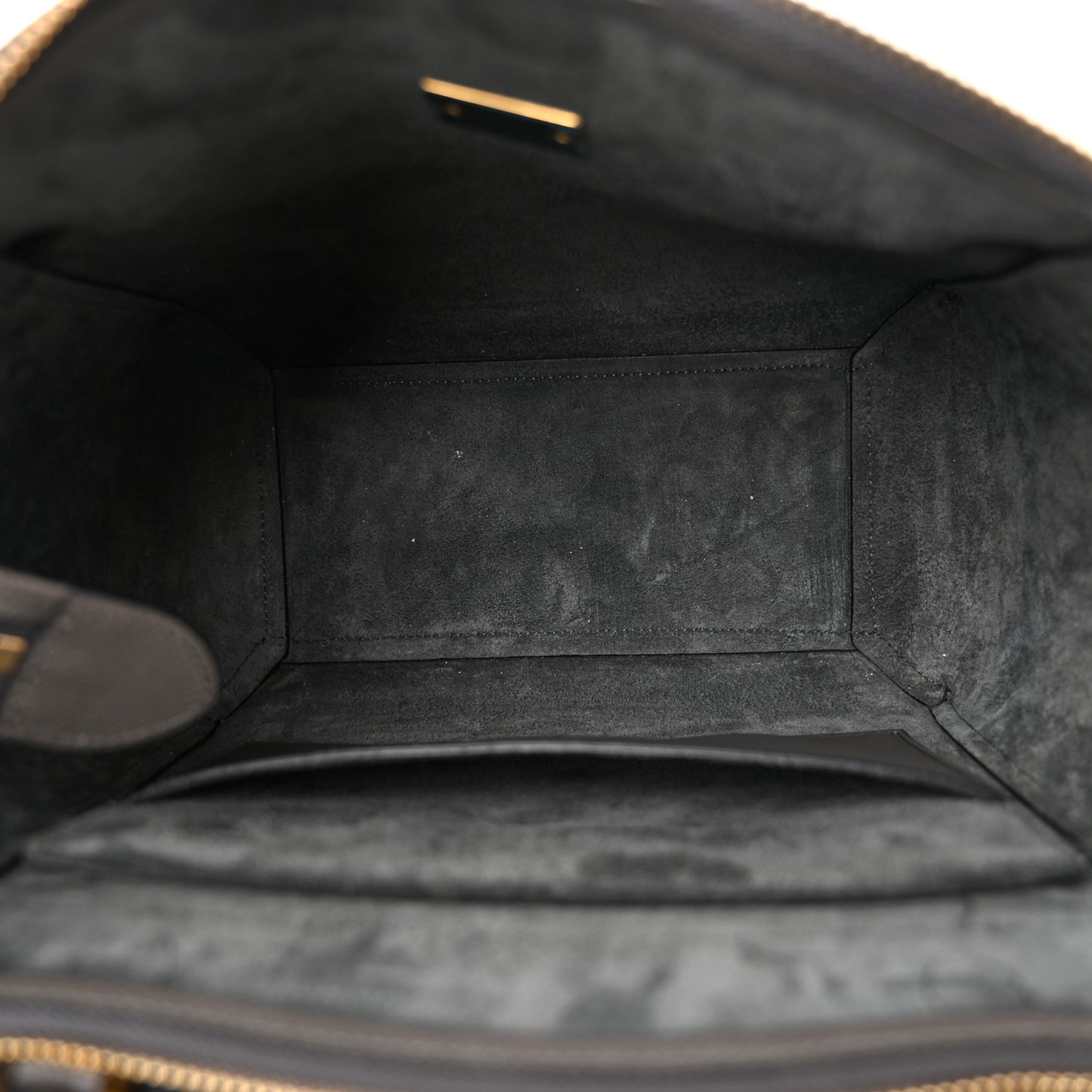 Grained Calfskin Micro Belt Bag Grey