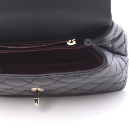 Chanel Caviar Quilted Mini Coco Handle Flap Black 5 of 11
