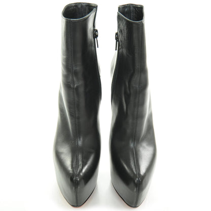 Christian Louboutin Leather Daf 160 Ankle Boots 38.5 Black 3 of 7