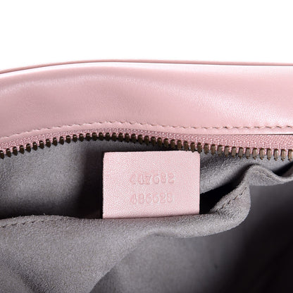 Gucci Calfskin Matelasse Small GG Marmont Chain Shoulder Bag Perfect Pink 7 of 8