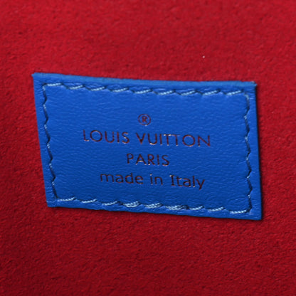 Louis Vuitton Lambskin Embossed Monogram Vuittamins Coussin PM Blue Red 6 of 8