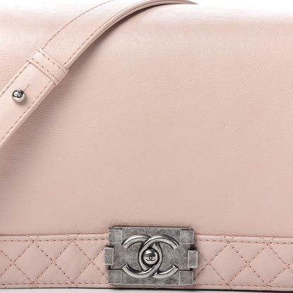 Chanel Calfskin New Medium Boy Reverso Flap Light Pink 10 of 10