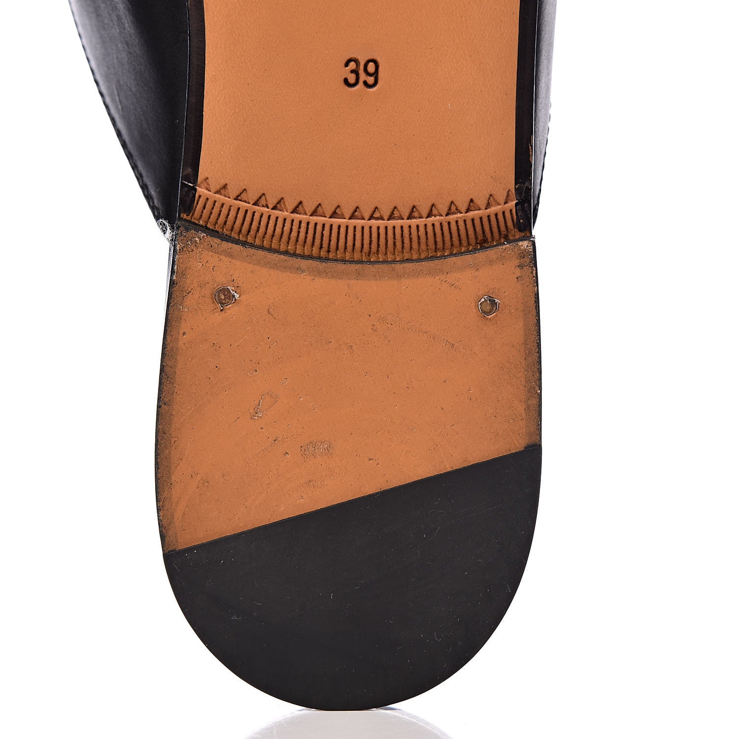 Gucci Calfskin Womens Princetown Slippers 39 Black 11 of 13