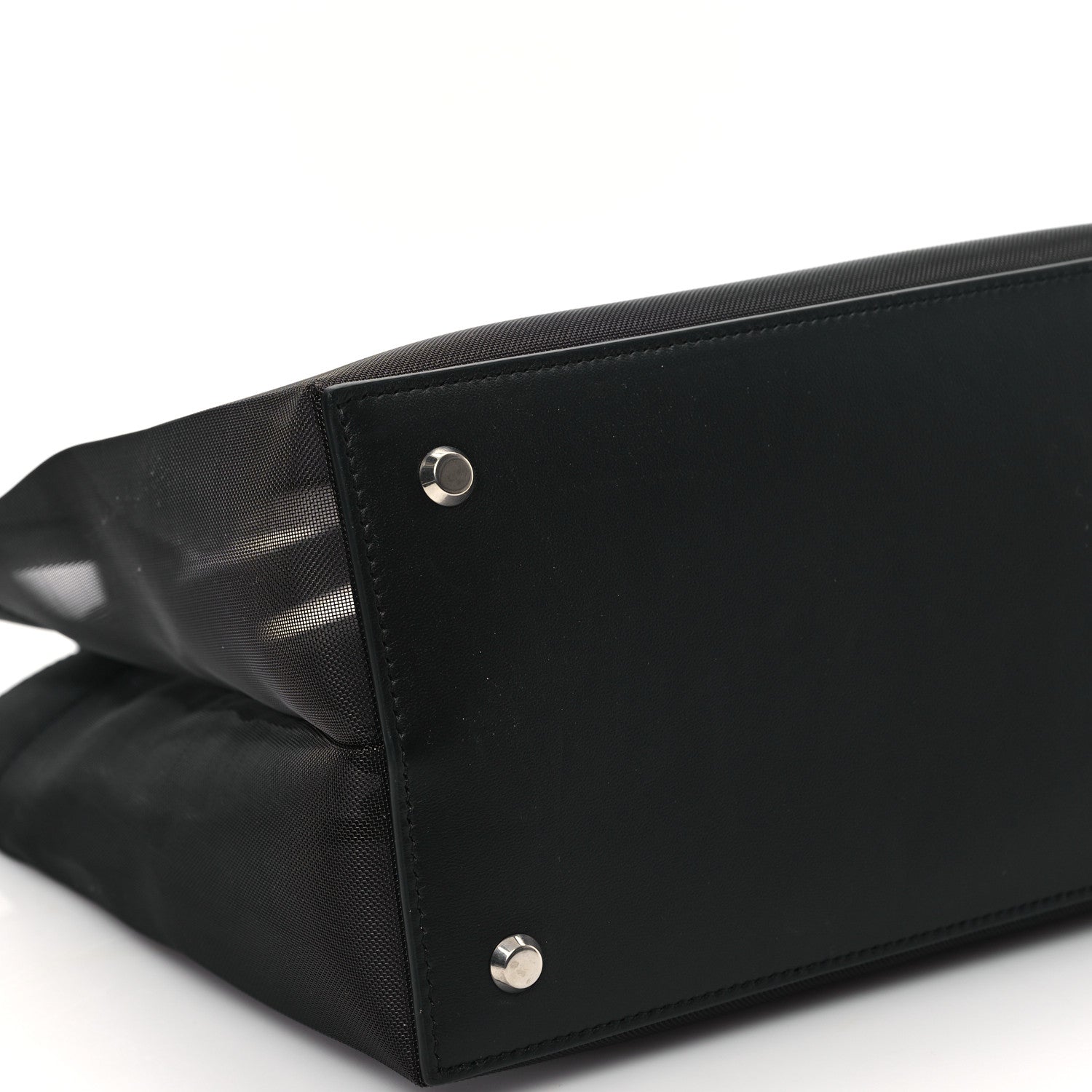 Balenciaga Nylon Mesh Duty Free Cabas Medium Tote Black 10 of 11