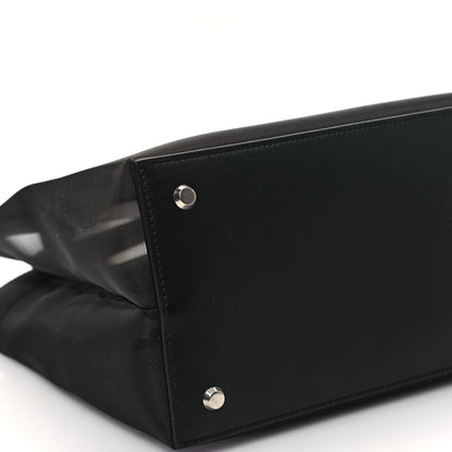 Balenciaga Nylon Mesh Duty Free Cabas Medium Tote Black 10 of 11