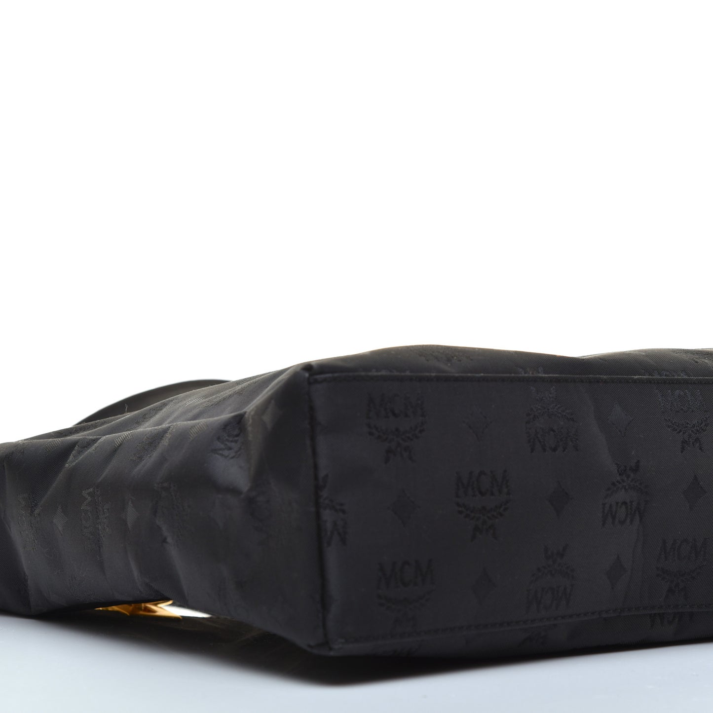 Nylon Monogram Tote Black