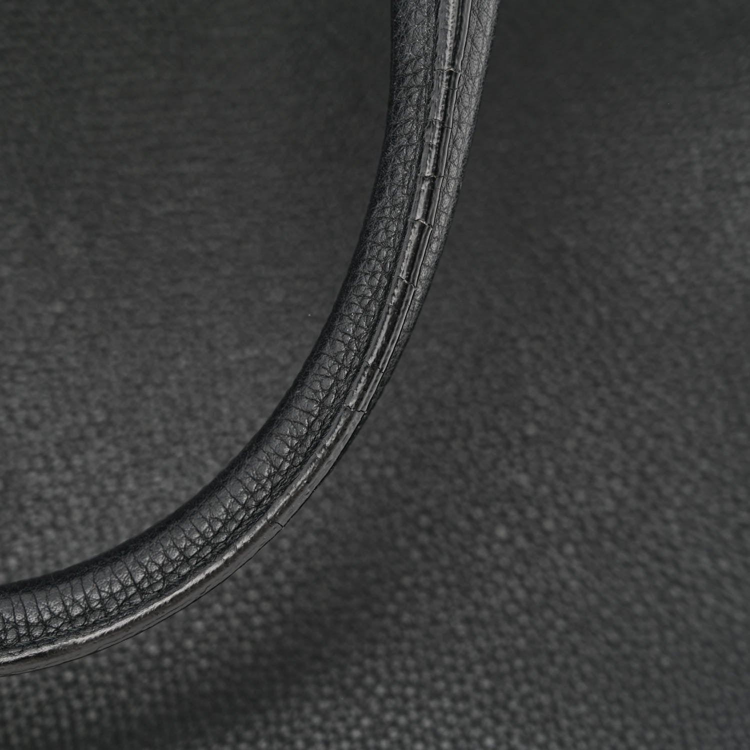Burberry Grainy Calfskin House Check Medium Banner Tote Black 15 of 16