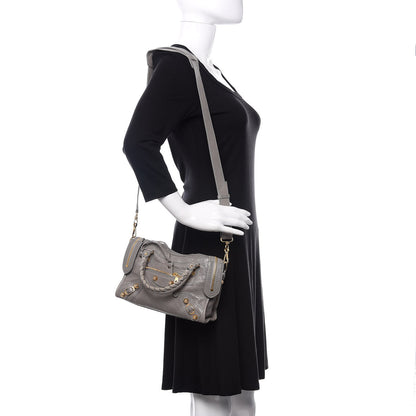 Balenciaga Agneau Giant 12 Gold Hardware Mini City Gris Pyrite 2 of 11