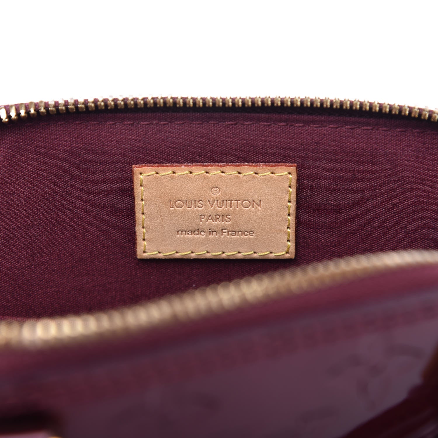 Louis Vuitton Vernis Alma BB Rouge Fauviste 8 of 8
