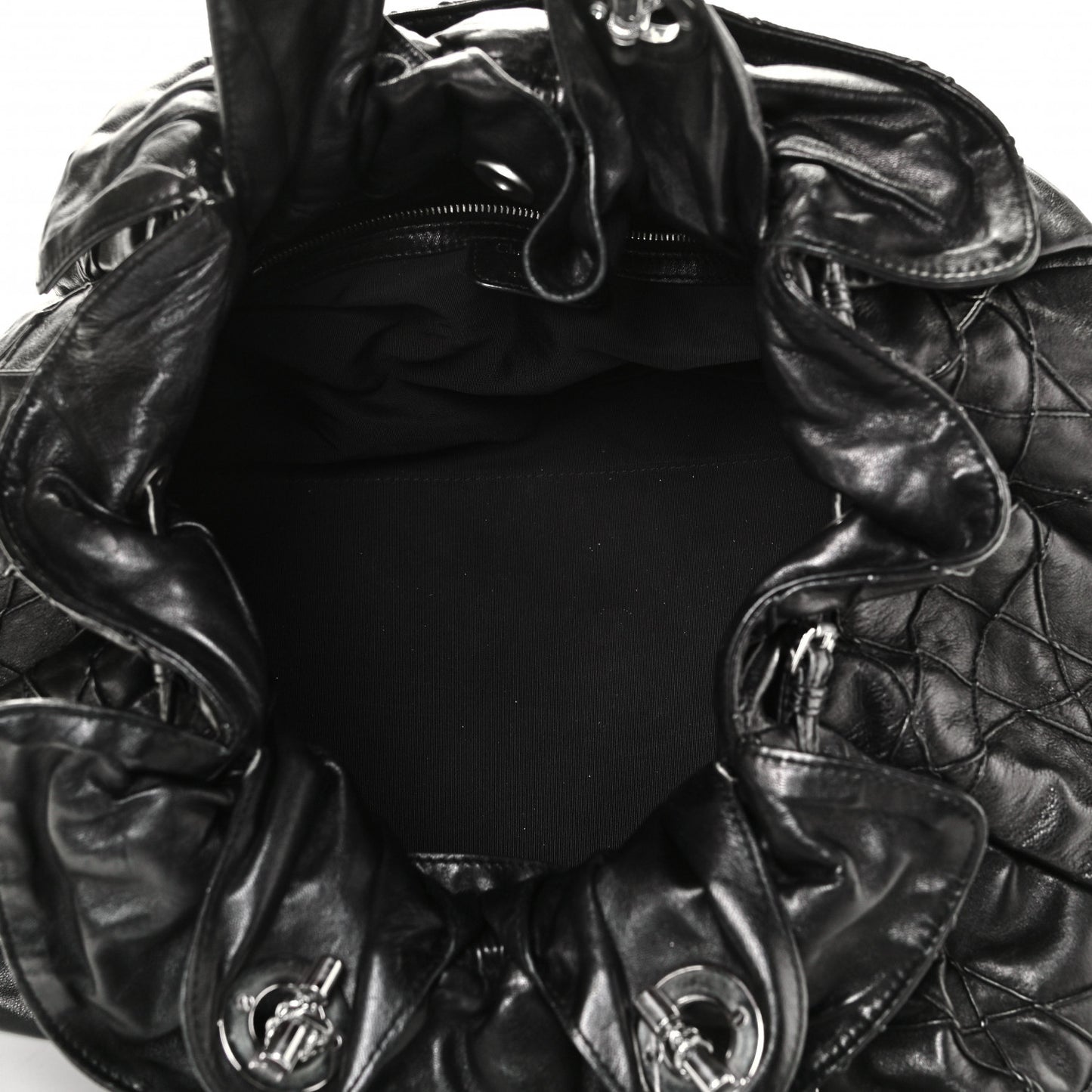 Lambskin Cannage Le Trente Tote Black