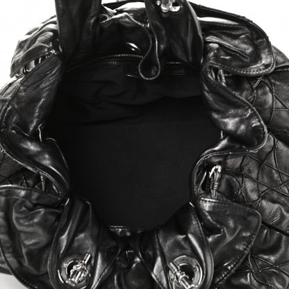 Christian Dior Lambskin Cannage Le Trente Tote Black 5 of 7