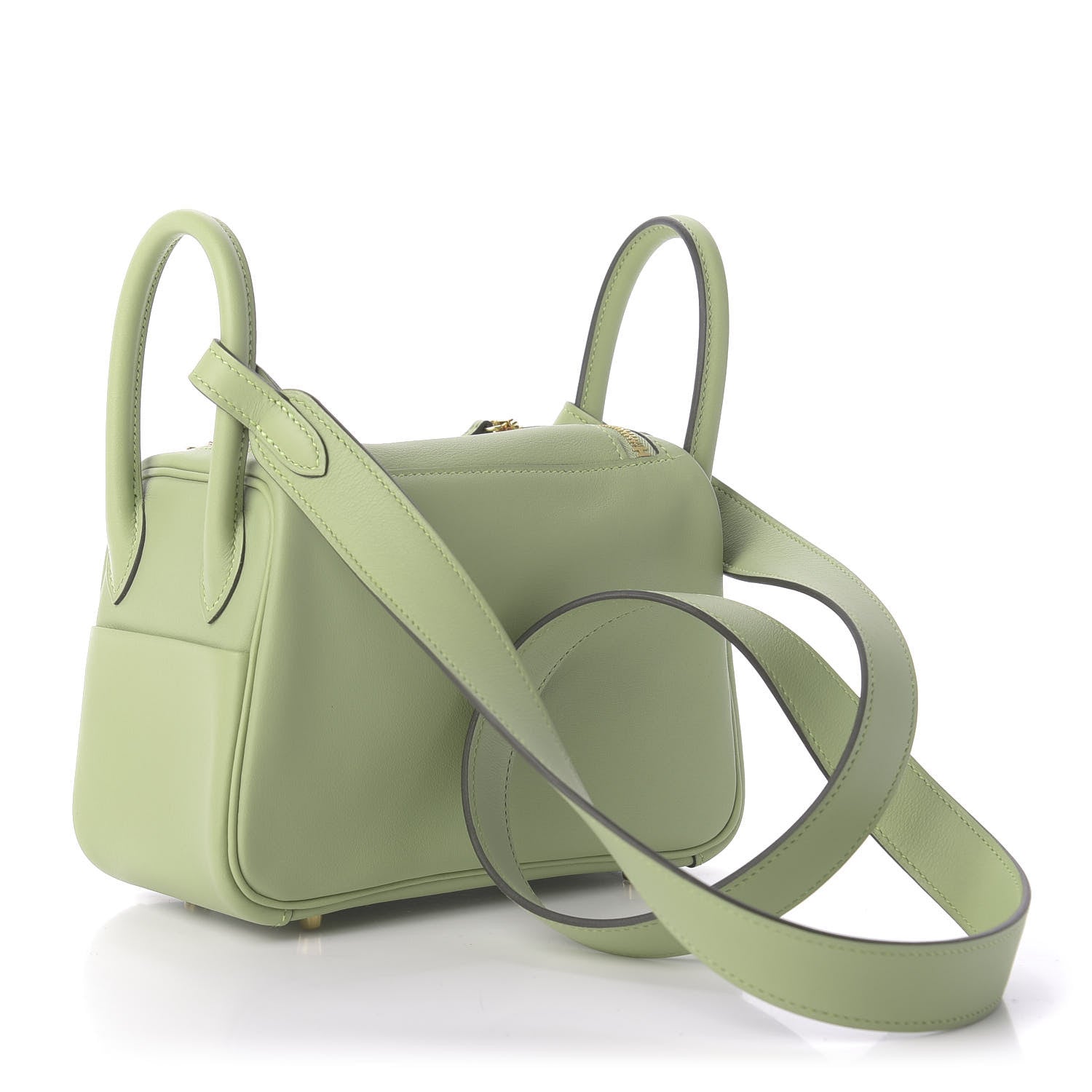 Hermes Swift Mini Lindy 20 Vert Criquet 3 of 11