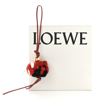 Loewe Calfskin Felt Panda Bag Charm 4 of 4