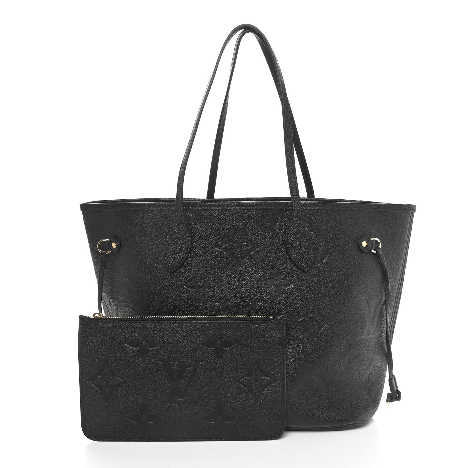 Louis Vuitton Empreinte Monogram Giant Neverfull MM Black 10 of 10