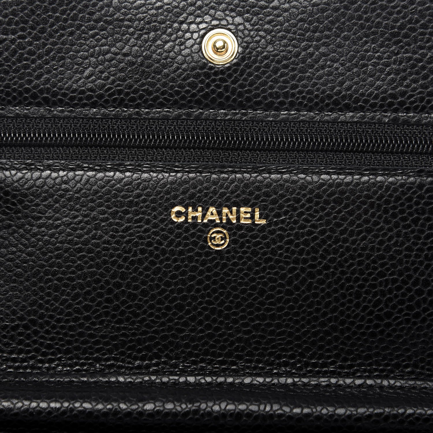 Chanel Caviar Quilted Wallet On Chain WOC Black 8 of 10