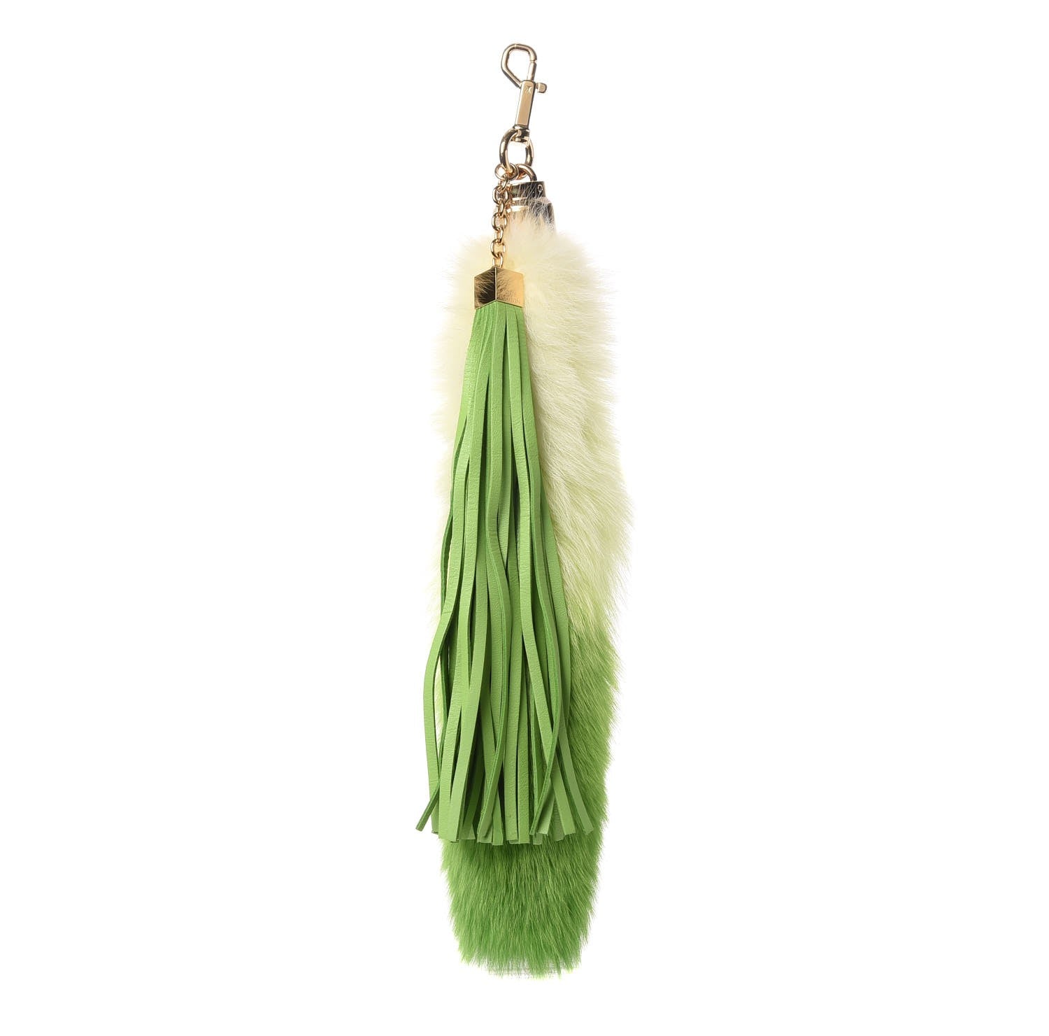 Louis Vuitton Fox Fur Foxy Bag Charm Green 1 of 3