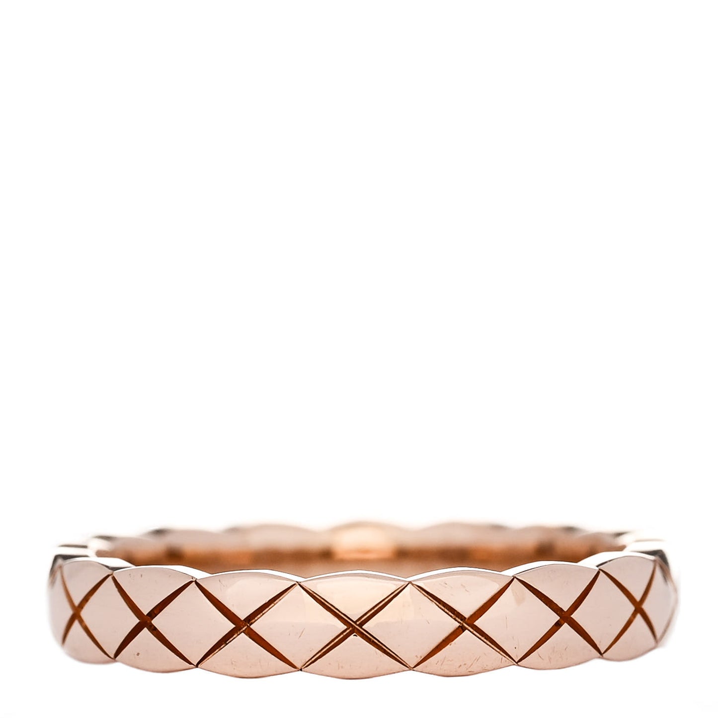 18K Beige Gold Mini Coco Crush Ring 50 5.5