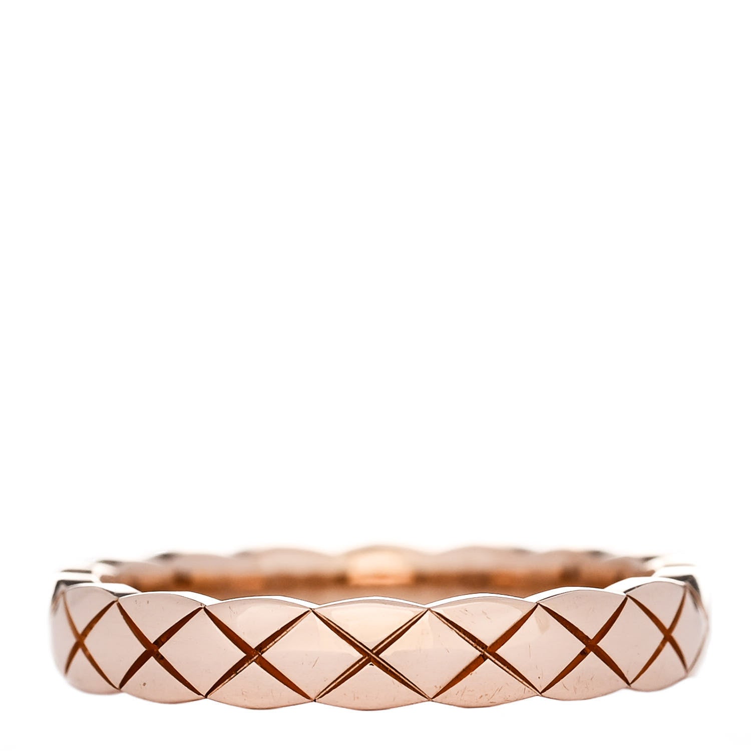Chanel 18K Beige Gold Mini Coco Crush Ring 50 5.5 3 of 4