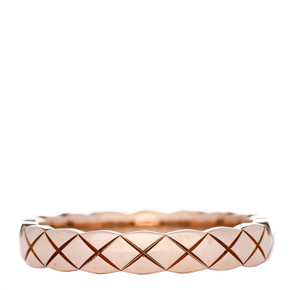 Chanel 18K Beige Gold Mini Coco Crush Ring 50 5.5 3 of 4