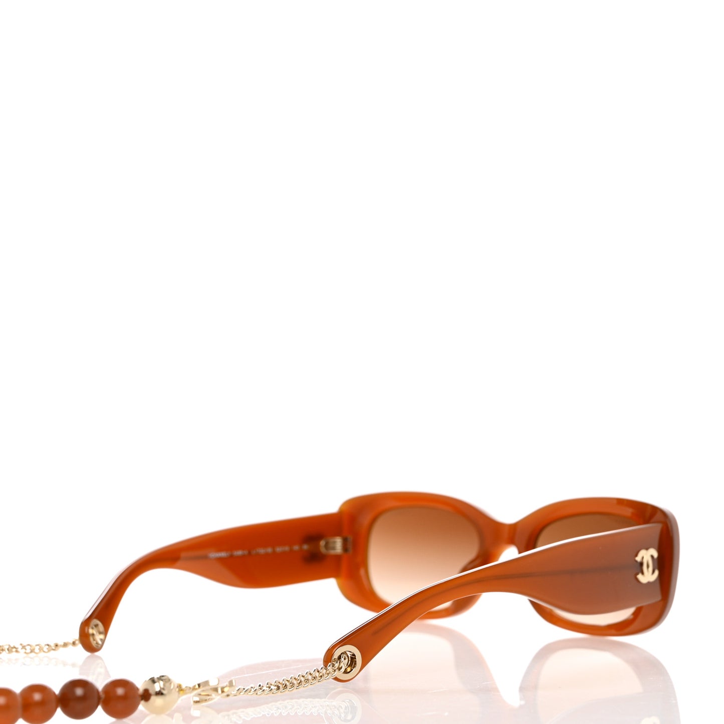 Acetate Rectangle Sunglasses 5488 Brown