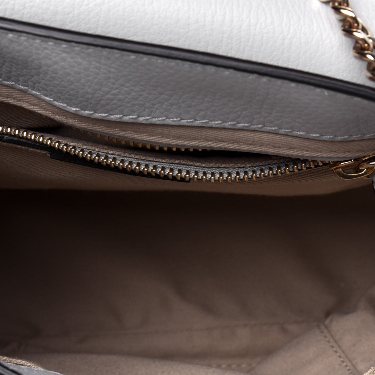 Suede Calfskin Small Faye Backpack Airy Grey