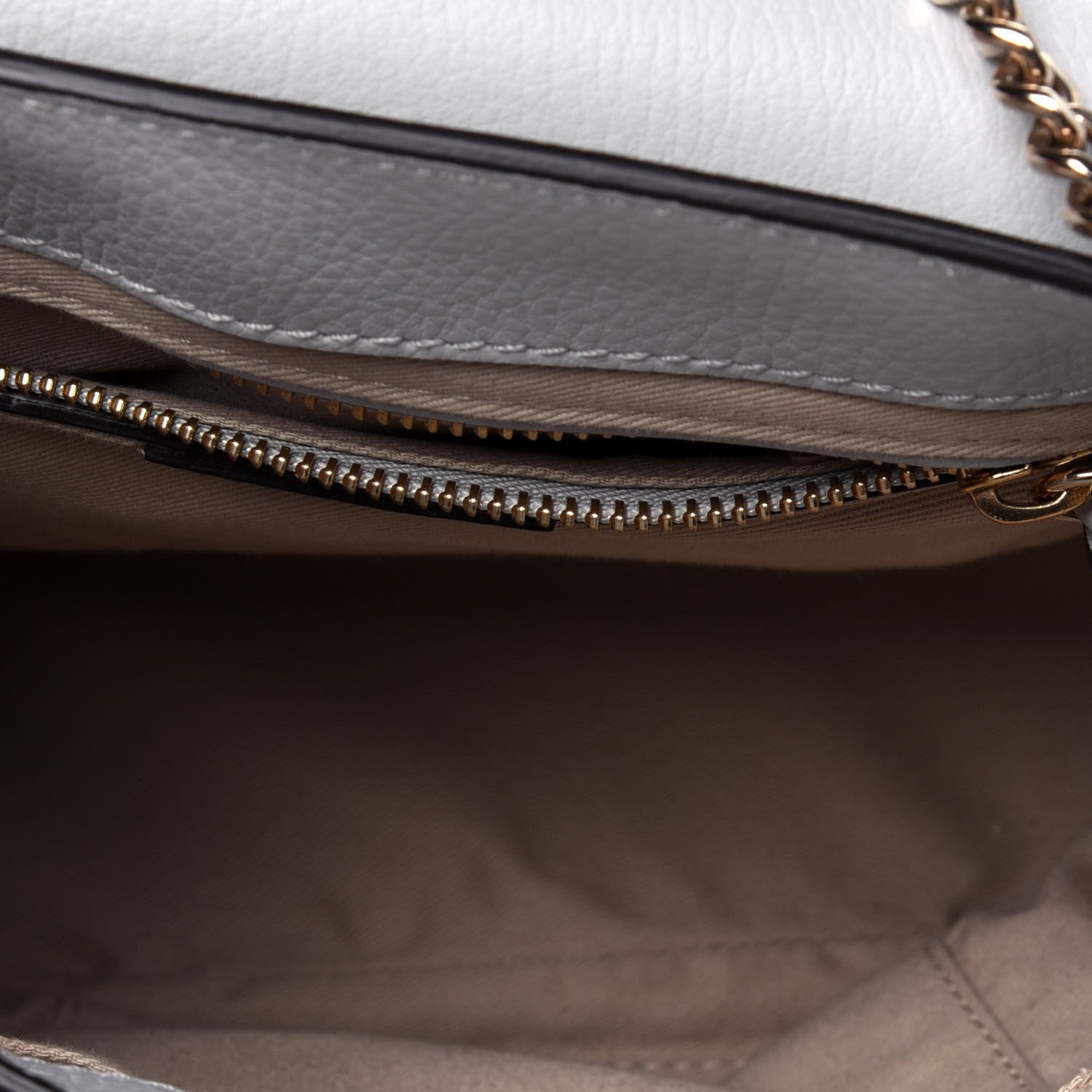 Chloe Suede Calfskin Small Faye Backpack Airy Grey 4 of 14