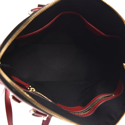 Burberry Horseferry Check Small Orchard Bowling Bag Honey Parade Red 6 of 11