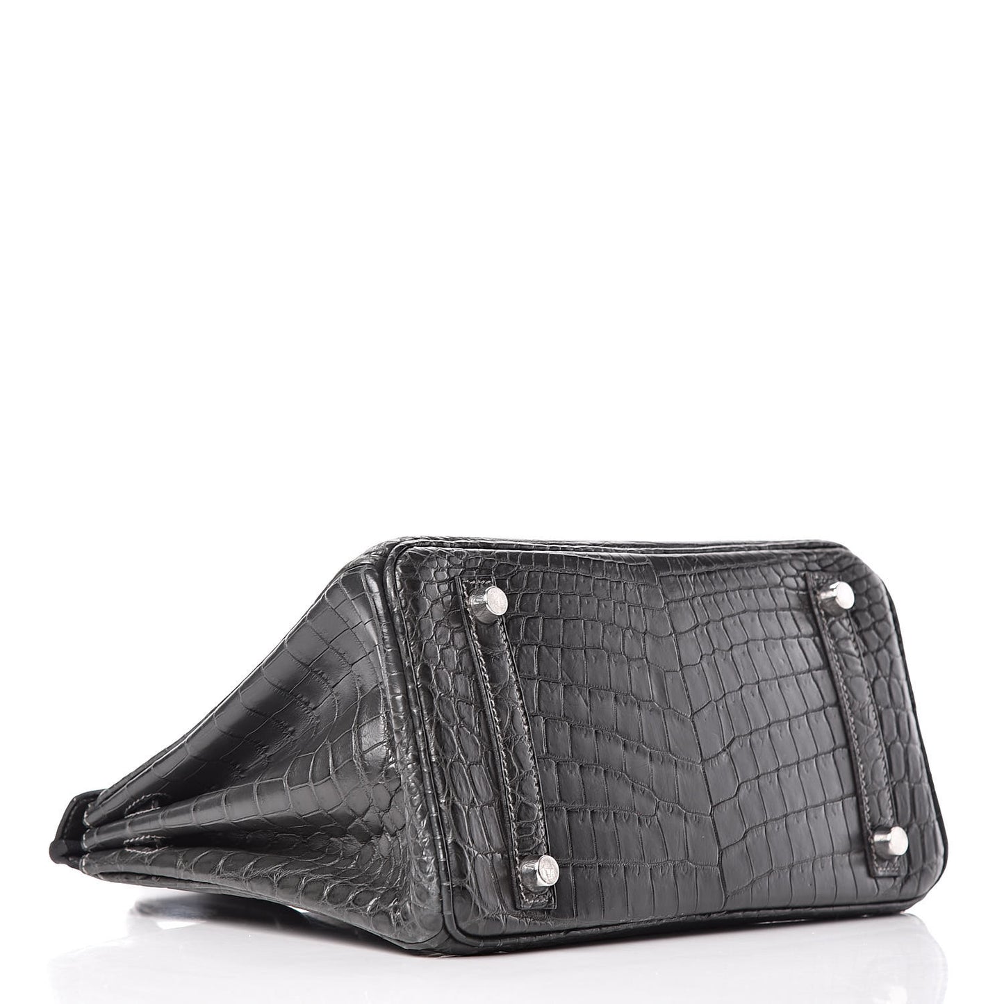 Matte Niloticus Crocodile Birkin 25 Graphite