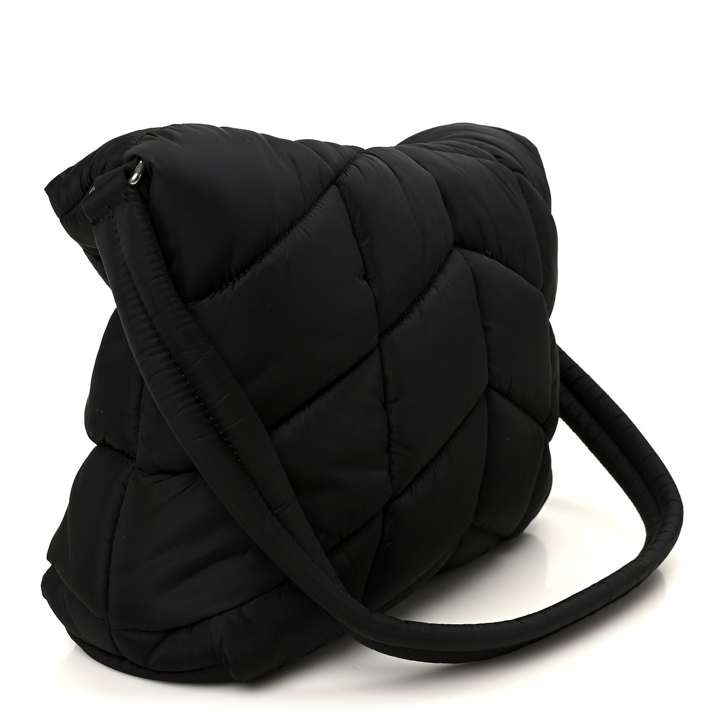 Econyl Nylon Lou Puffer Messenger Black