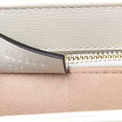 Gucci Azalea Calfskin Horsebit 1955 Shoulder Bag Mystic White 7 of 10