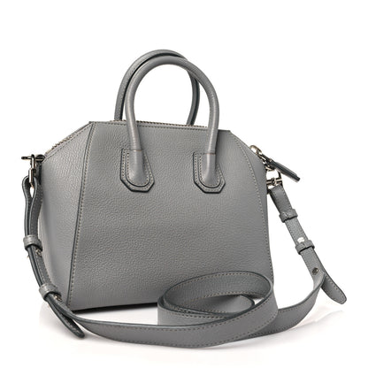 Givenchy Sugar Goatskin Mini Antigona Pearl Grey 3 of 12