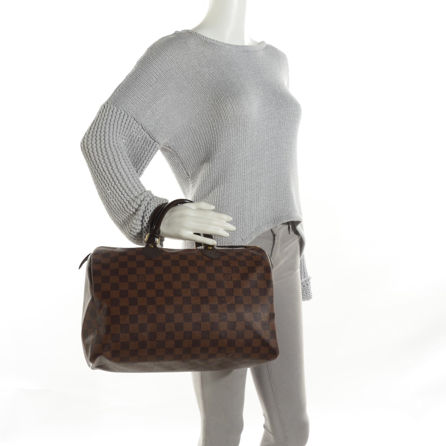 Louis Vuitton Damier Ebene Speedy 35 2 of 7
