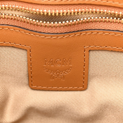 MCM Visetos Original Medium Pouch Cognac 6 of 11