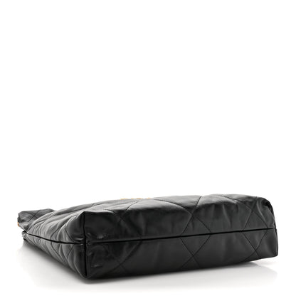 Chanel Shiny Calfskin Quilted Small Chanel 22 Black 5 of 12